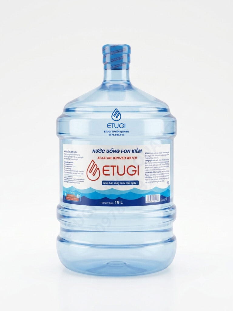 Nước đóng bình 19 lít iOn Kiềm ETUGI