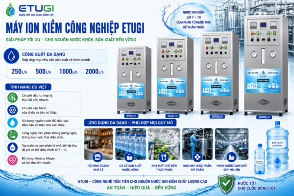 Máy lọc nước công nghiệp ion kiềm 2000S - 2000lít/giờ