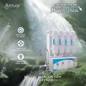 Máy lọc nước ion kiềm ETG102 để gầm