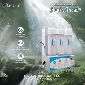 Máy lọc nước ion kiềm ETG102G-C để gầm