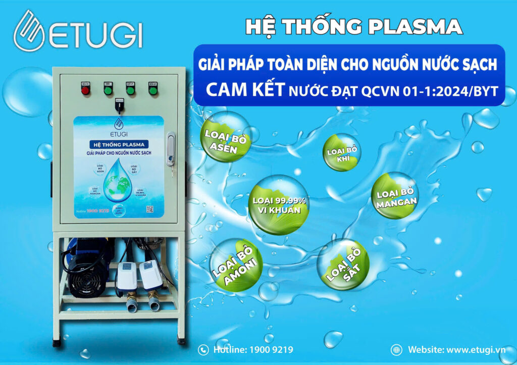 Hệ Thống Xử Lý Nước Plasma ETUGI ETG-PL15 Ngoài Trời