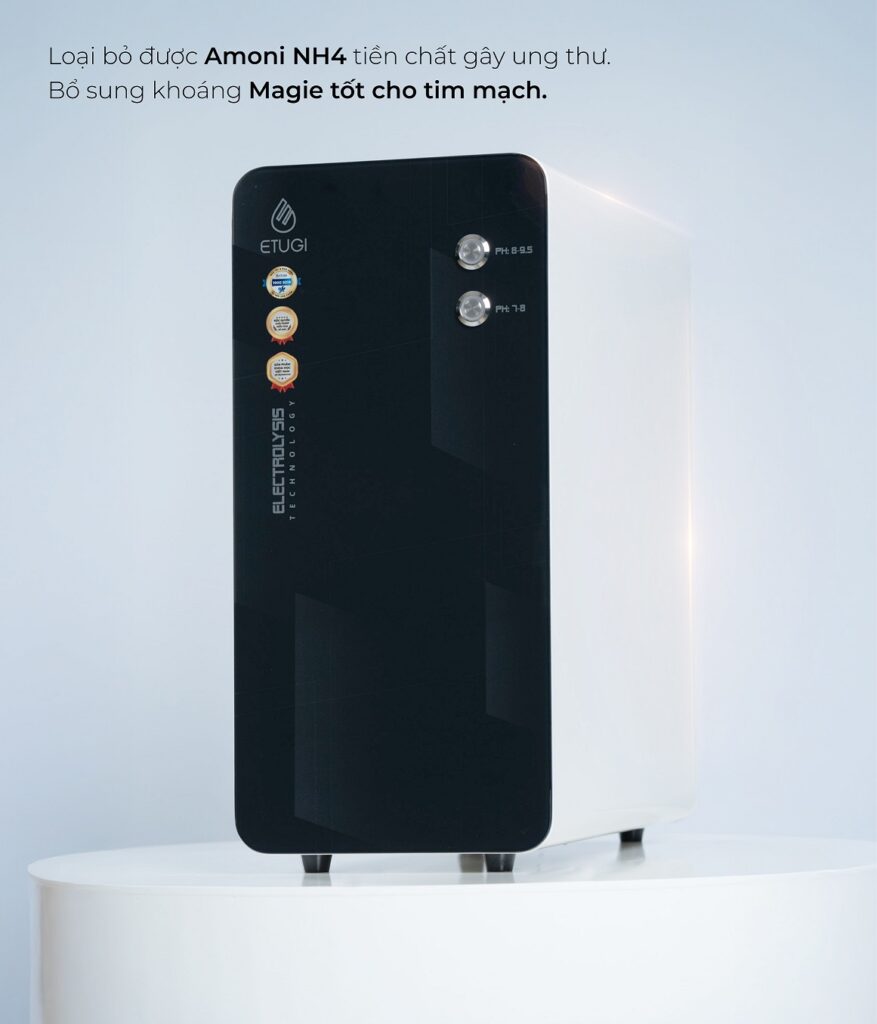 Máy lọc nước ion kiềm ETG102G-SX để bàn