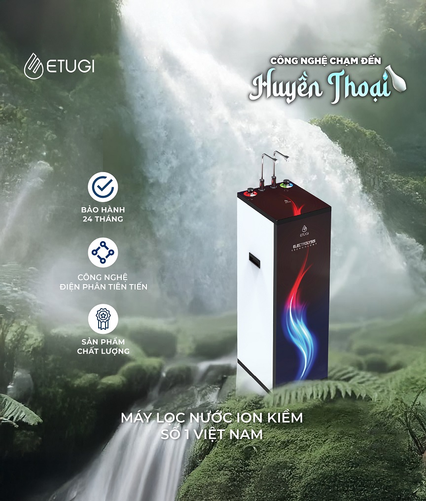 Máy lọc nước ion kiềm ETG102NL dạng tủ đứng