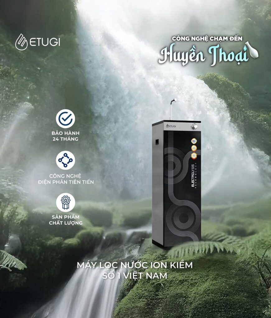 Máy lọc nước ion kiềm ETG102T-SX dạng tủ đứng