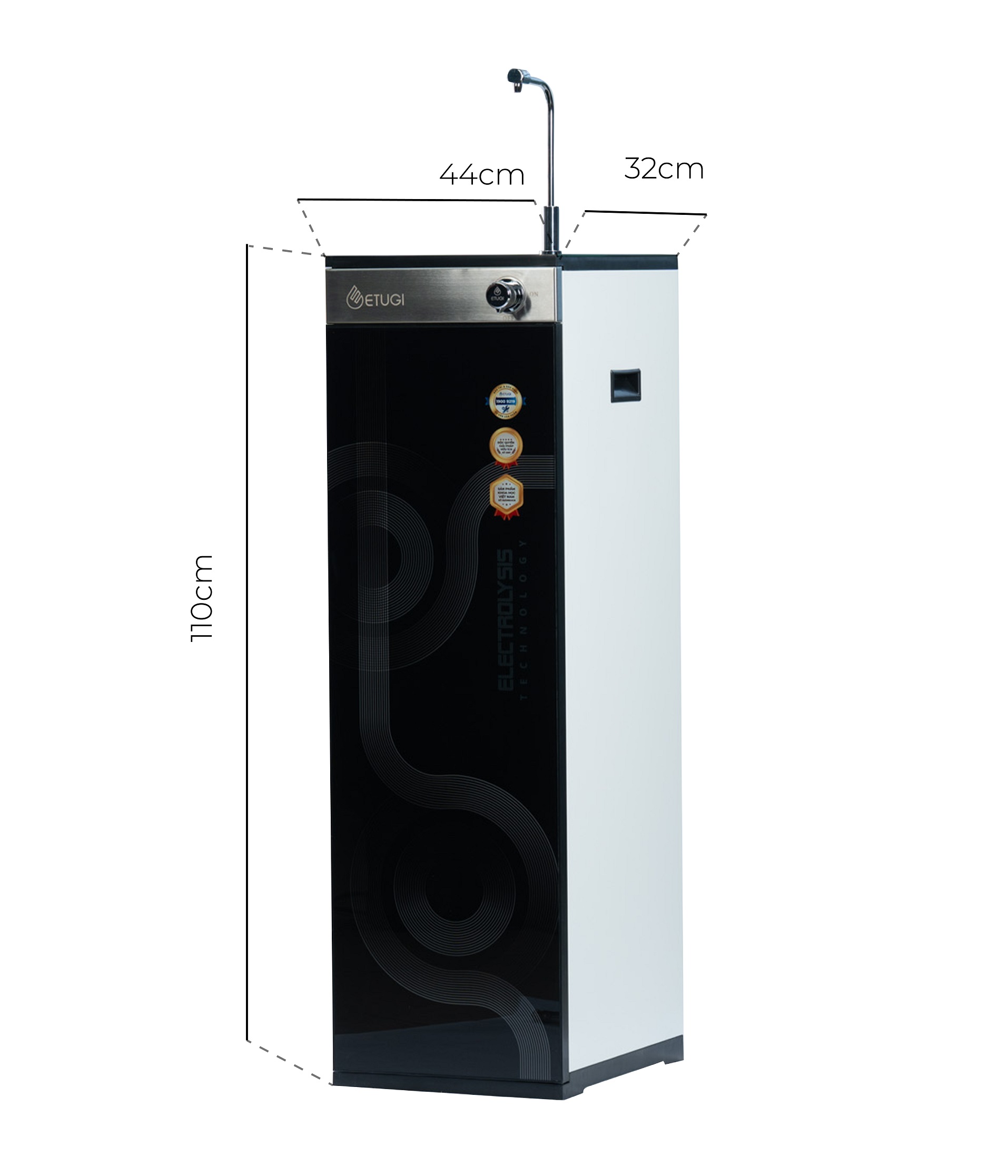 Máy lọc nước ion kiềm ETG102T-SX dạng tủ đứng - Hình ảnh 4