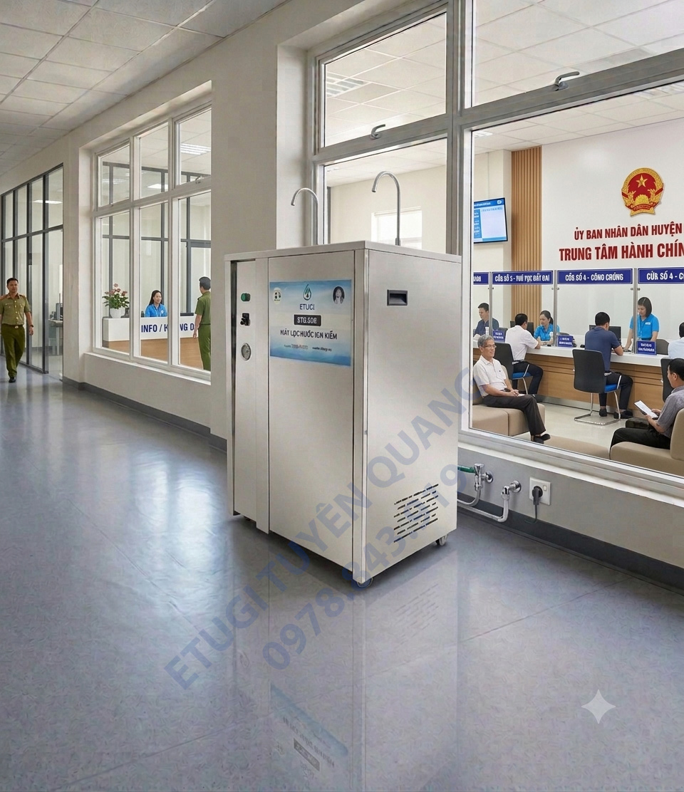 Máy lọc nước bán công nghiệp ion kiềm ETG50B - 50lít/giờ - Hình ảnh 3