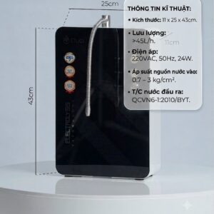 Máy lọc nước ion kiềm ETG102TT-N treo tường - Hình ảnh 2